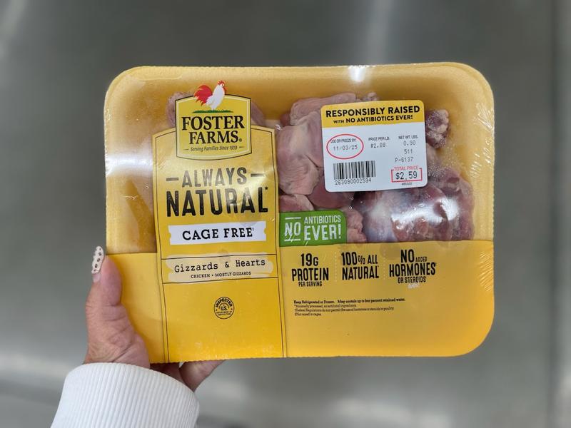 Fresh Natural Chicken Gizzards Hearts Products Foster Farms