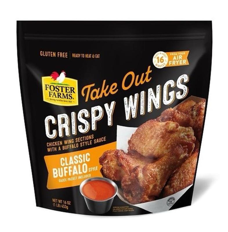 Take Out Classic Buffalo Crispy Wings Products Foster Farms