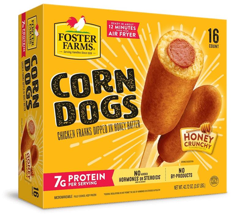 Corn Dogs Honey Crunchy 16 ct Products Foster Farms