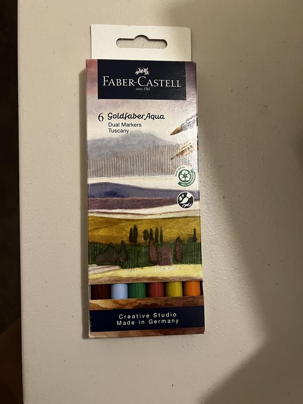 Faber-Castell Goldfaber Aqua Dual Markers- 18 Count Art Set for Artists of  All Skill Levels 