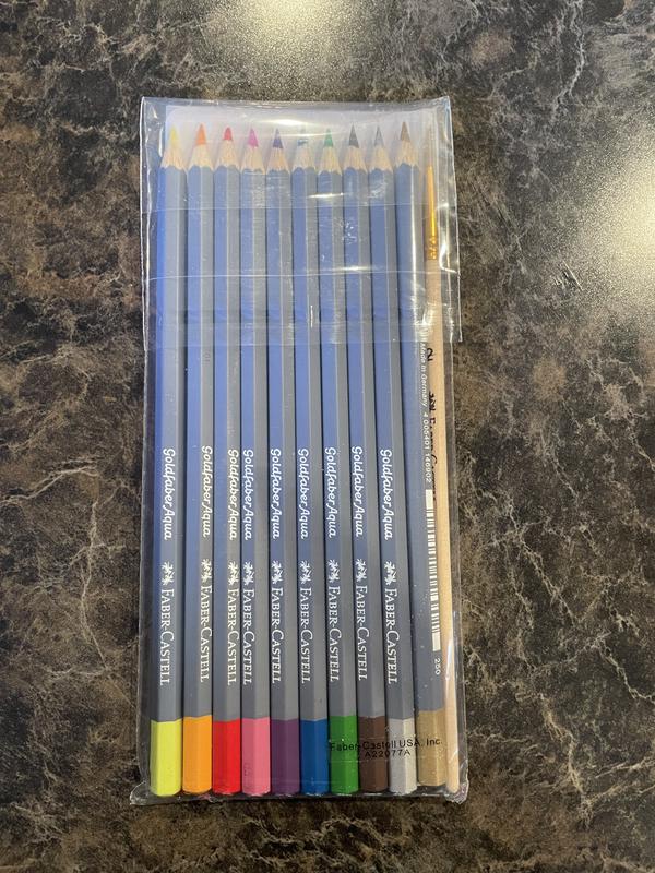 12 Count Goldfaber Aqua Watercolor Pencils in Pastel Colors – Faber-Castell  USA