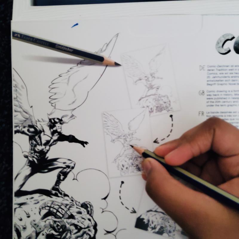 Comic Book Drawing Kit Faber-Castell Comic Illustration Drawing Kit ...