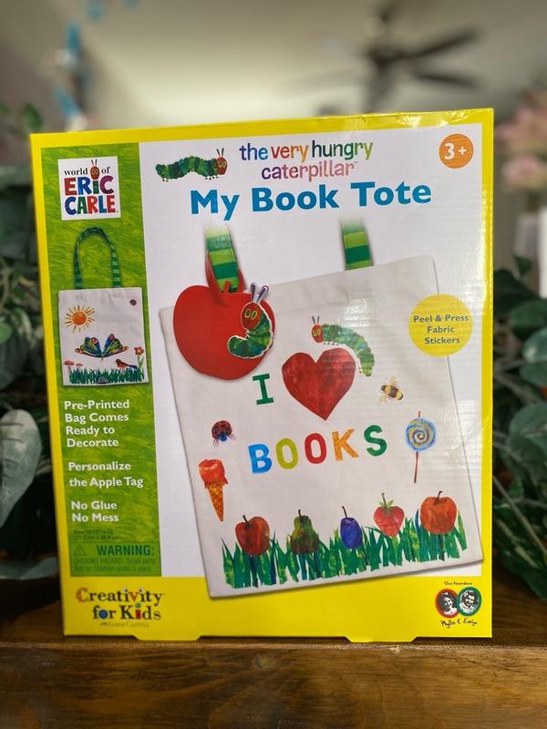 Library Book Tote Bag: The World of Eric Carle -“The Very Hungry