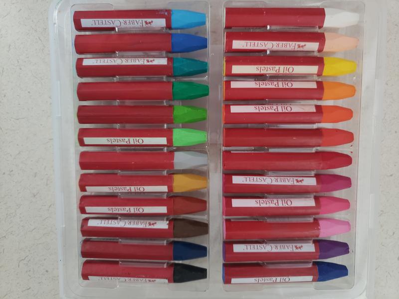 KINSPORY Crayon de Cire Enfant, 24 pièces Crayon de Couleurs, Pastels à  l'huile, oil pastels, crayon bebe, pastel sec, Soft Pastel, imperméable,  montre pleinement l'effet de la peinture à l'huile. : 
