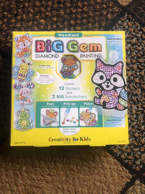 Baker Ross AC515 Gem Art Kits - Pack of 4, for Children to Make Decorate and Display