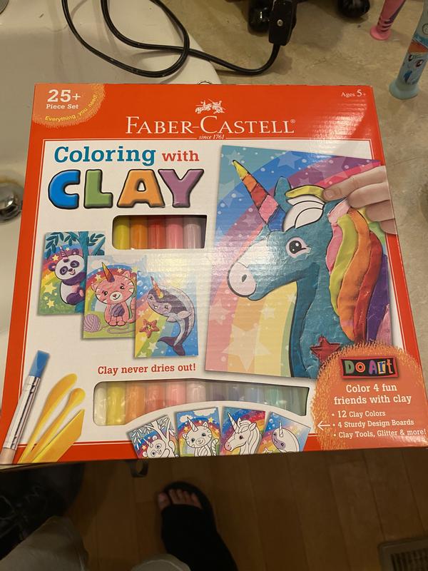 Faber-Castell Do Art Coloring with Clay - Unicorn & Friends