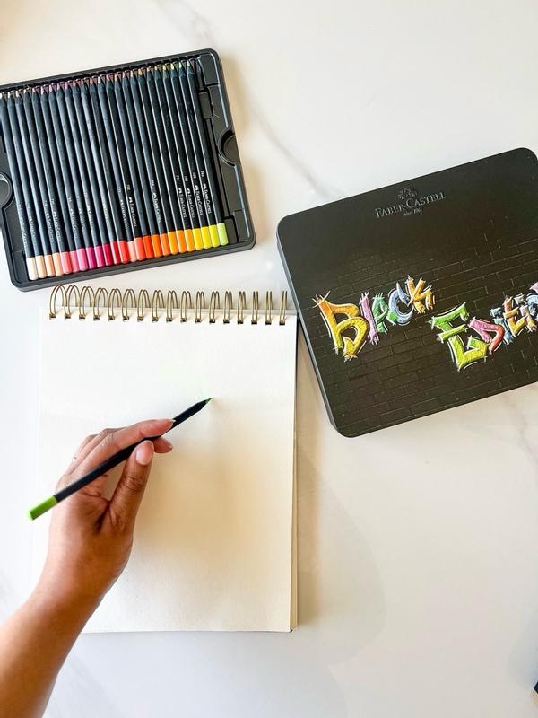 Colored Pencils | Black Edition 100 Colors in a Gift Tin