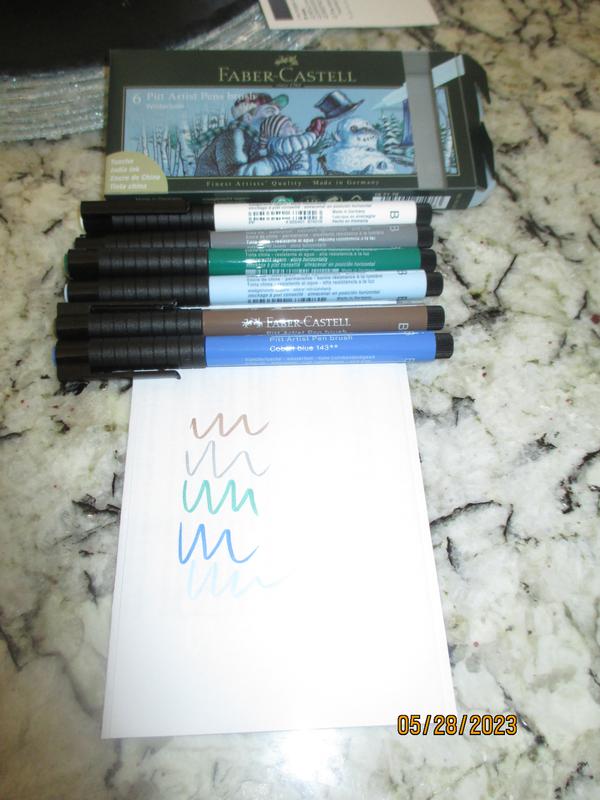 Faber-Castell Pitt Artist Pen® Lettering Set Blue- Adult Artists (Beginners  to Experts)