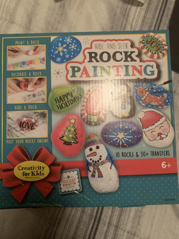 Creativity for Kids Hide & Seek Holiday Rock Painting Kit