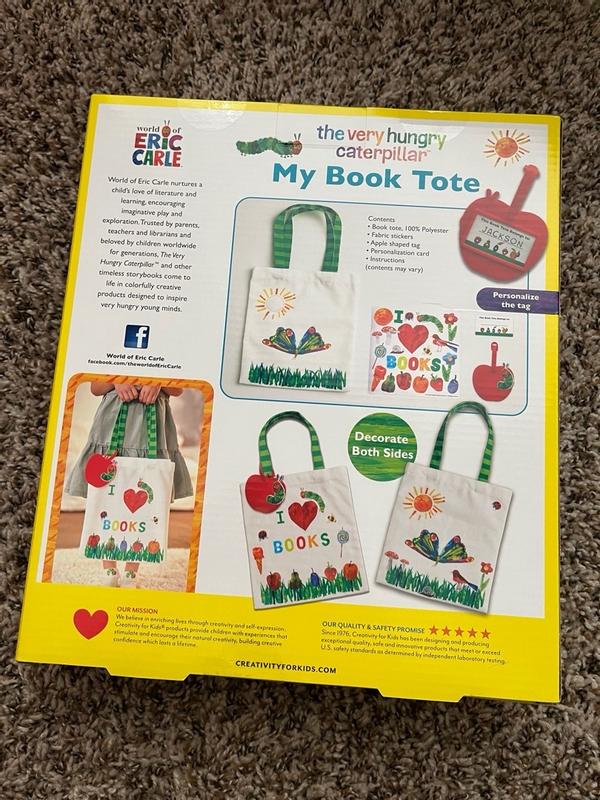 Library Book Tote Bag: The World of Eric Carle -“The Very Hungry