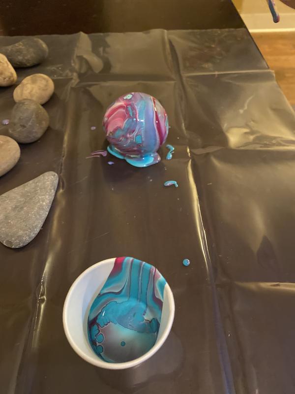 Creativity for Kids Hide & Seek Paint Pour Rocks