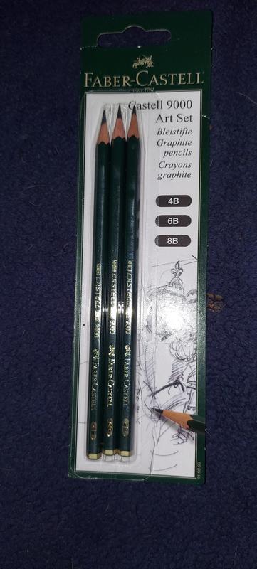 Set Crayons Faber-Castell 9000 Jumbo 5 Pièces - Mines Graphites Incassables Pour Artistes Et Débutants