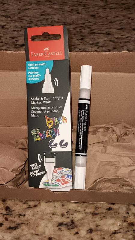 Faber-Castell: Black Edition Shake & Paint 2 végű 3mm-es és 1mm-es 6db