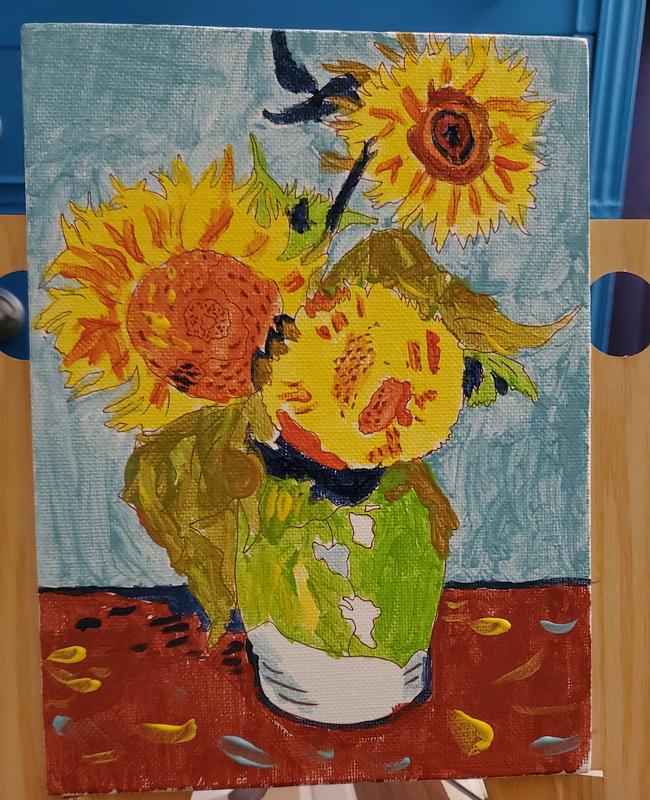 Paint by Number Kits: Paint by Number Museum Series Sunflowers –  Faber-Castell USA