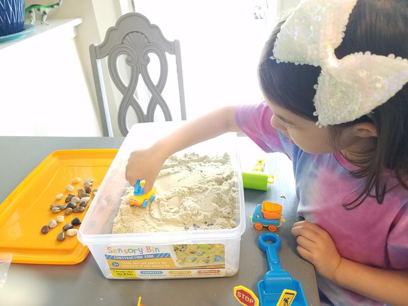 Toddler Toys Sensory Bin Construction Zone Creativity for Kids
