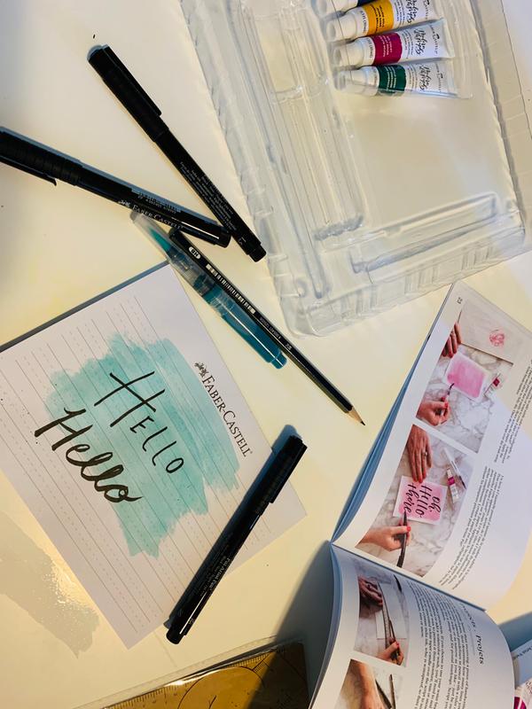 Faber-Castell Creative Studio Modern Calligraphy Kit – Pens, Brushes, Media