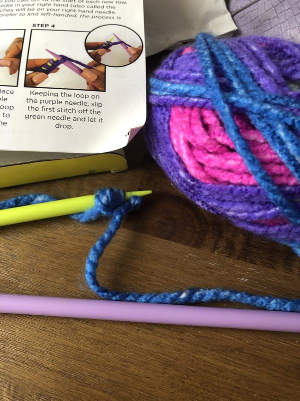 Creativity for Kids Learn to Knit - Pocket Scarf