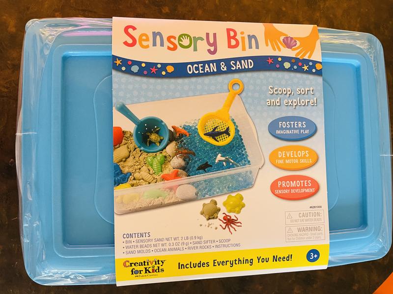 TRAVEL Beach Kinetic Sand Bin