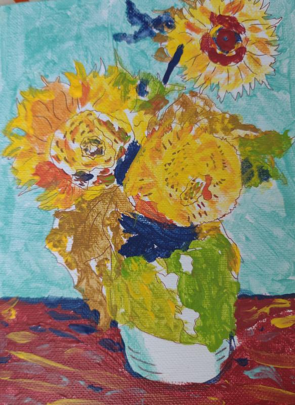 Paint by Number Kits: Paint by Number Museum Series Sunflowers –  Faber-Castell USA