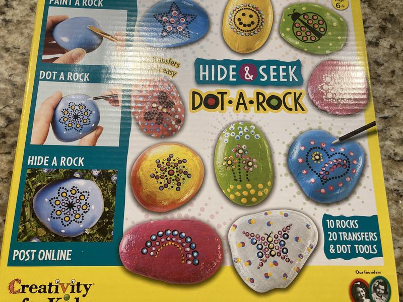 Deluxe Rock Painting Kit Arts Crafts Set Waterproof Paints Supplies  Activities