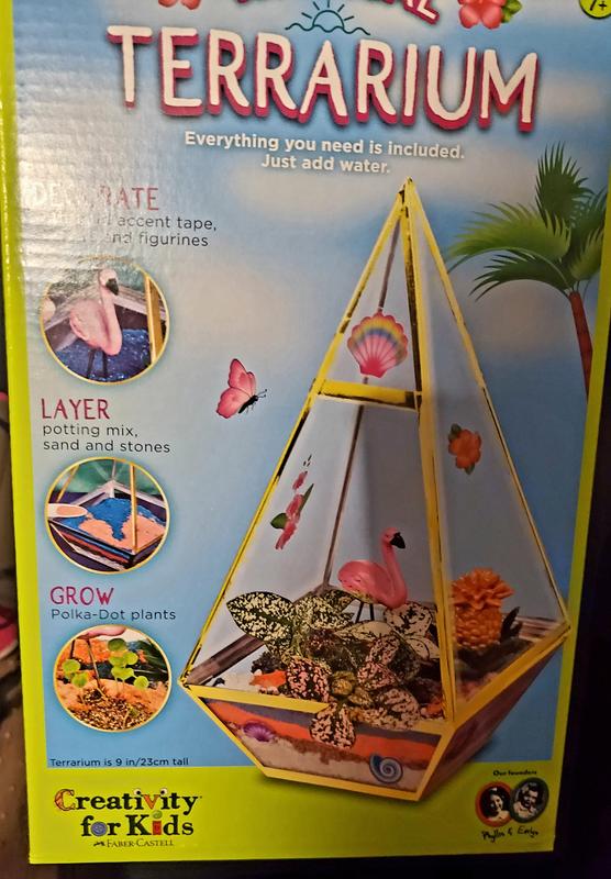 CRAFTIVITY Resin Tropical Terrarium Kit -Fish- Craft Kits for Teens