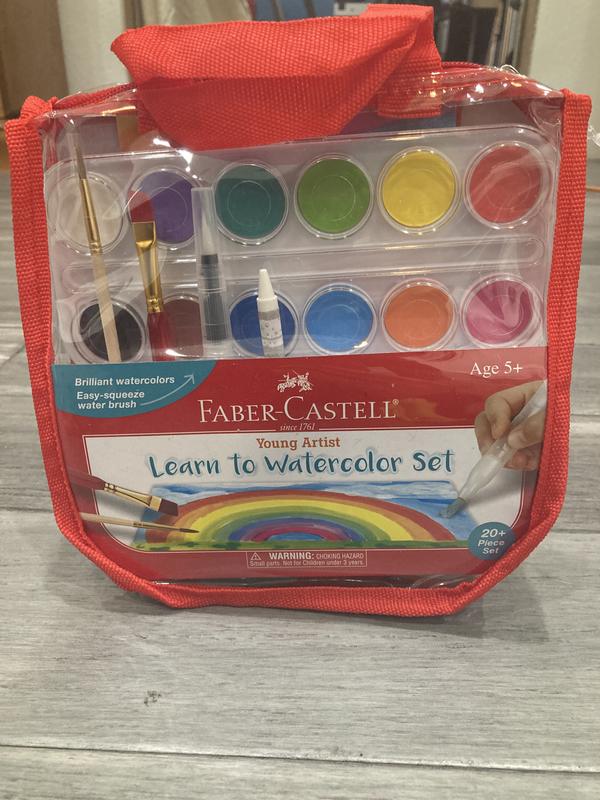 Faber-Castell Young Artist Learn to Watercolor - Juego de pintura de  acuarela para niños a partir de 5 años, apto para niños y lavable (el  embalaje