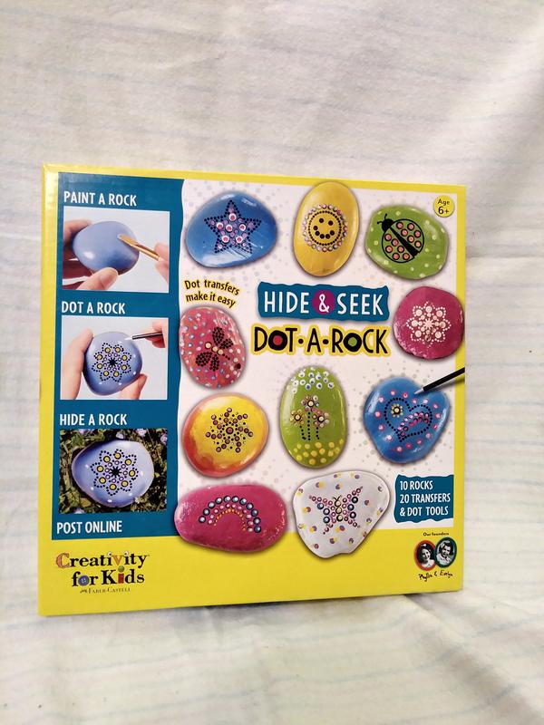 Rock Painting: Hide and Seek Dot A Rock from Creativity for Kids –  Faber-Castell USA