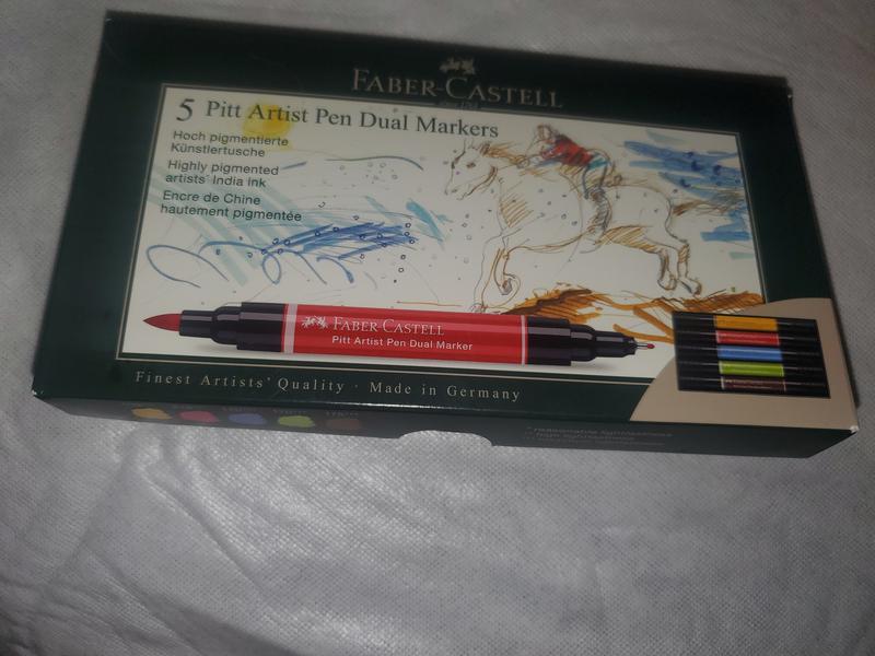 Pitt Artist Pen Dual Markers, Wallet of 5 - #162005 – Faber