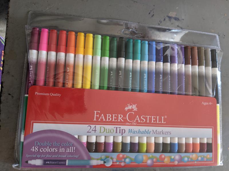 24 DuoTip Washable Markers #FC153024 – Faber-Castell USA