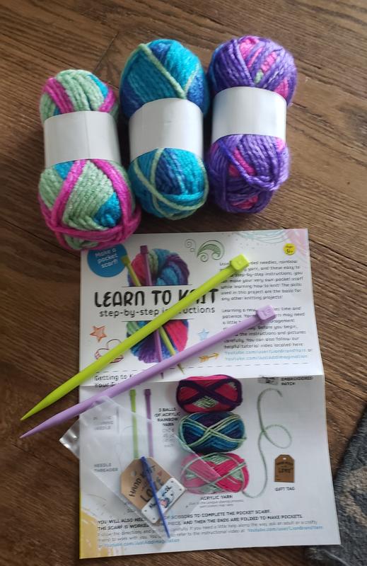 Knitting Kit for Kids: Pocket Scarf – Faber-Castell USA