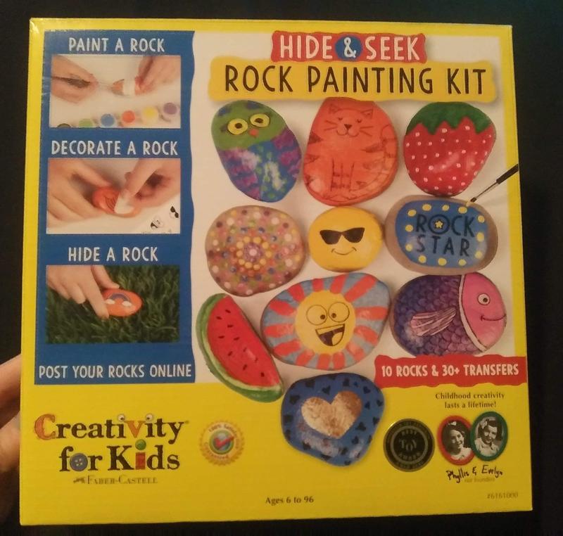  Creativity for Kids Hide and Seek Paint Pour Rock Painting Art  Kit - Arts and Craft Activities for Kids, Assorted color, 1 Count (Pack of  1) : Toys & Games