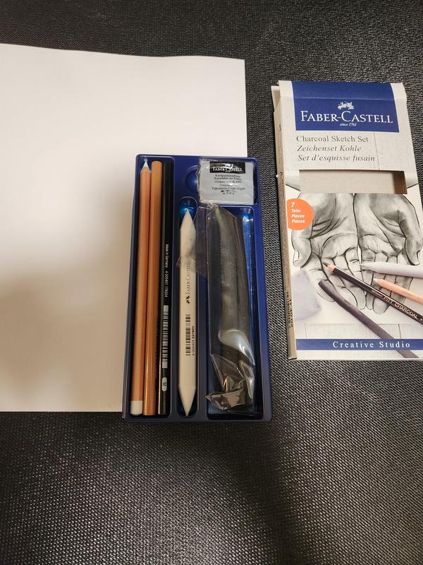 Faber-Castell Charcoal Drawing Set - Pack of 6-SCOOBOO – SCOOBOO