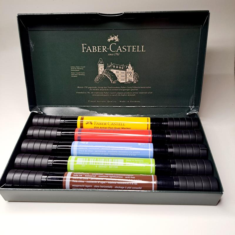 Faber-Castell Pitt Artist Pen Dual Marker Set - 10 pcs 0074/1620100