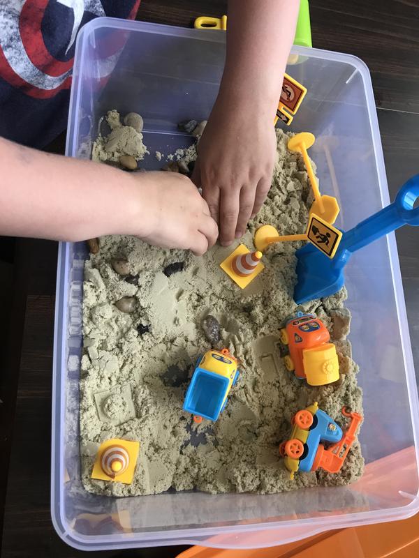 Toddler Toys Sensory Bin Construction Zone Creativity for Kids