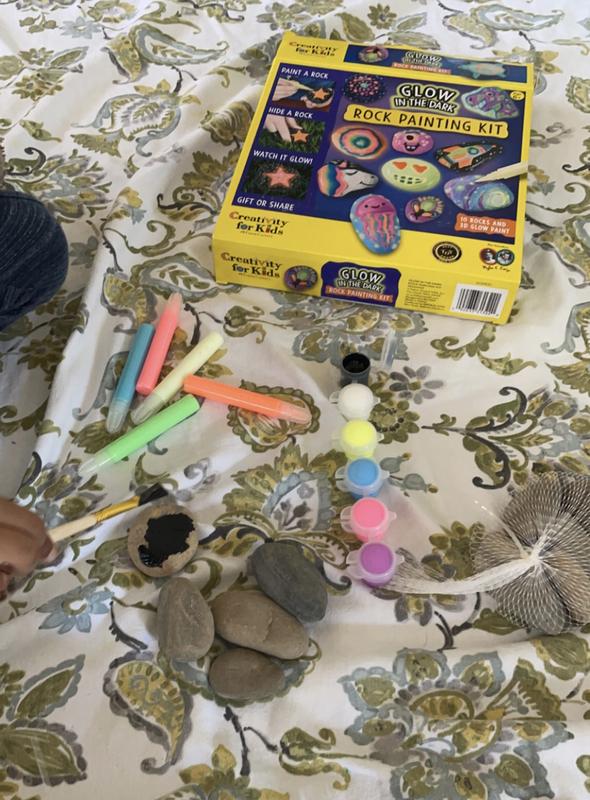 Glow in the Dark Rock Painting Kit - Geppetto's Toys - Faber-Castell