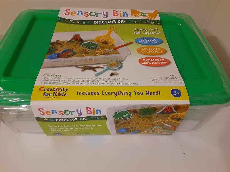 Creativity for Kids Sensory Bin Dinosaur Dig- Child & Toddler