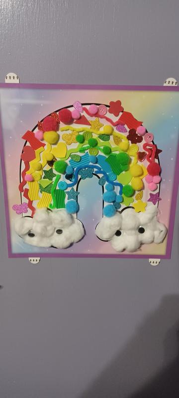 Creativity For Kids Sticky Wall Art Rainbow : Target