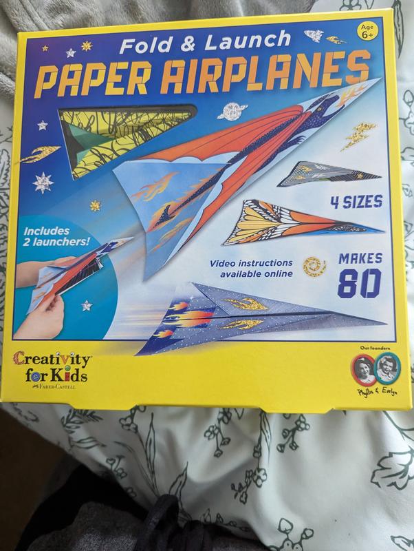 Super Paper Flyers Book Kit VTG Create Design Paper Airplane Glides Fun  Gift NEW 9780806939964