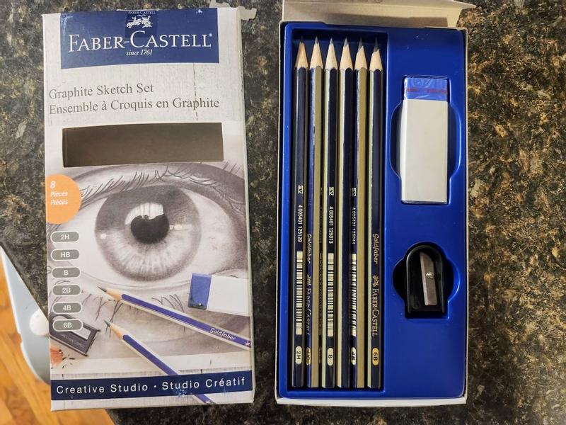 Faber Castell Graphite Aquarelle Pencils - Set Of 5 - View #4