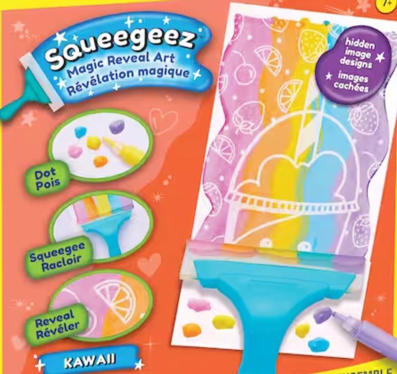 Squeegeez Magic Reveal Art Unicorn Kit