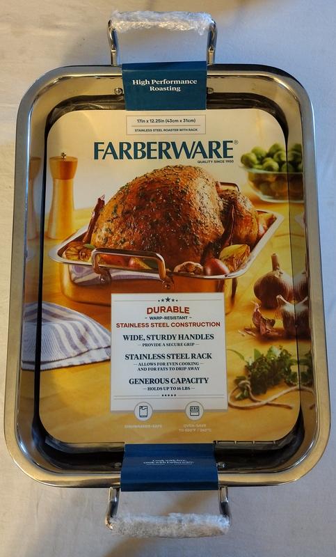 Farberware Elevated Roasting Pan With Rack