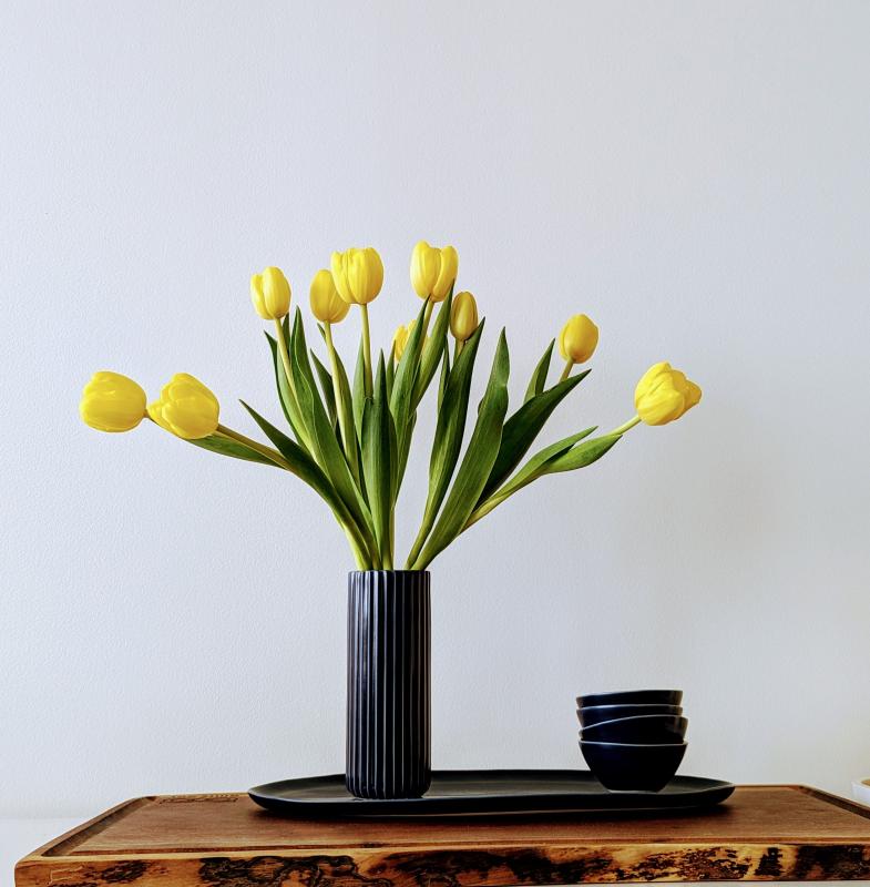 Talk bud vase midnight blue