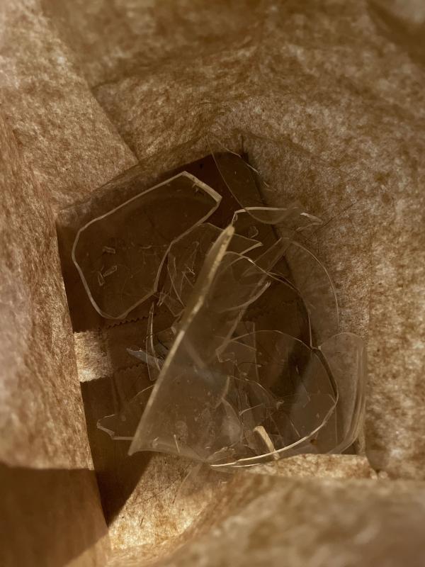 Dropped once and completely shattered