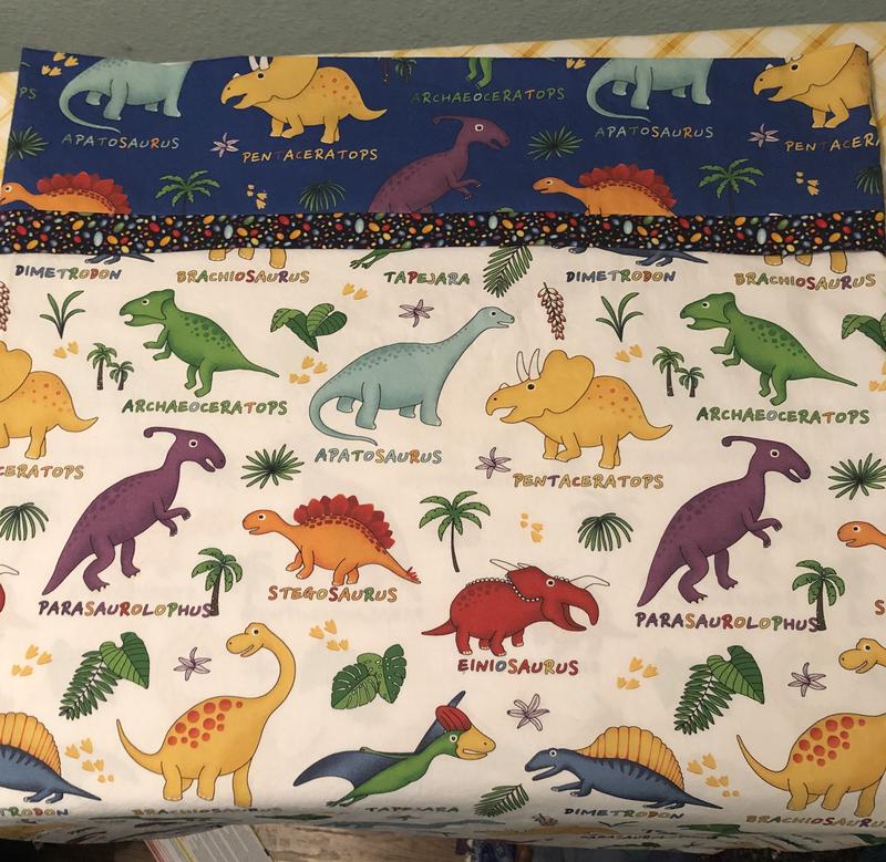 Lost World Dinosaurs Multi White Fabric Com