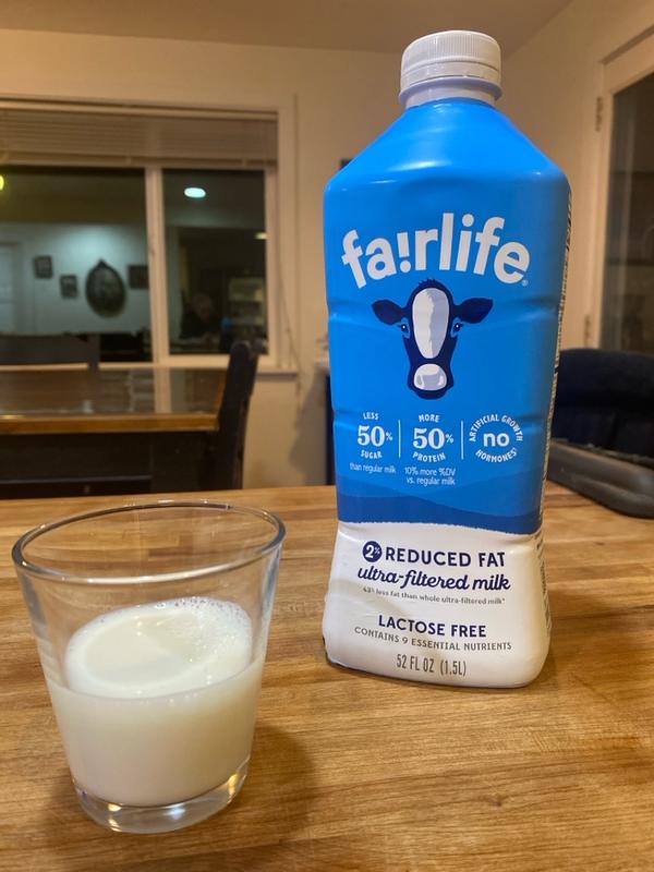 Fairlife 2% Reduced Fat Ultra-Filtered Milk, Lactose Free, 52 fl