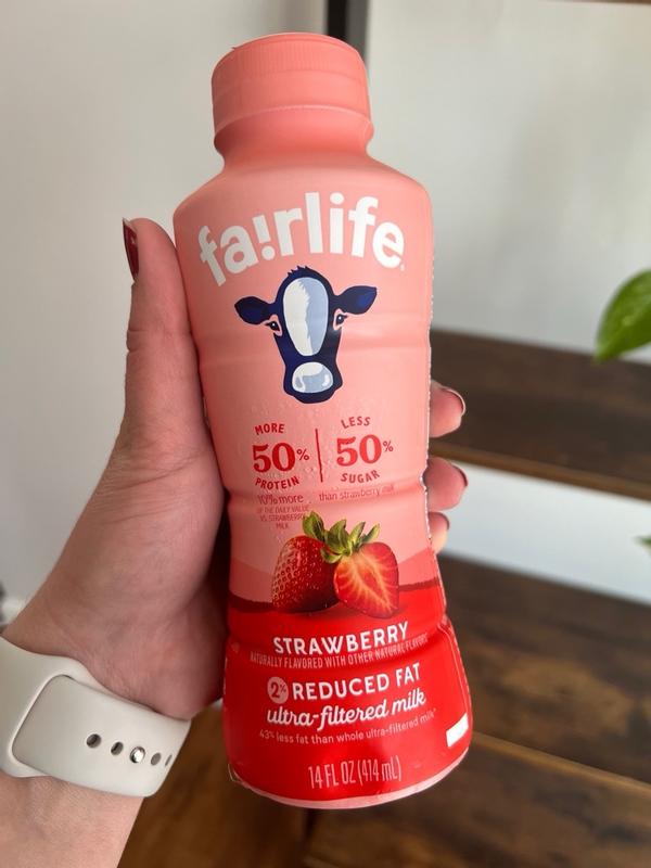 strawberryみるく fairlife® Strawberry 2% Ultra-Filtered Milk 14oz | Lactose