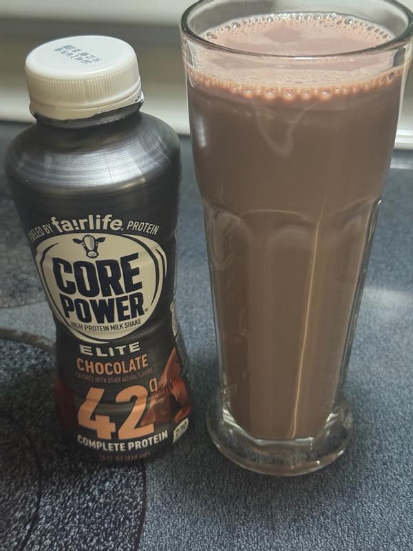 Core Power High Protein Shake, Chocolate, 42g Bottle, 14 fl oz