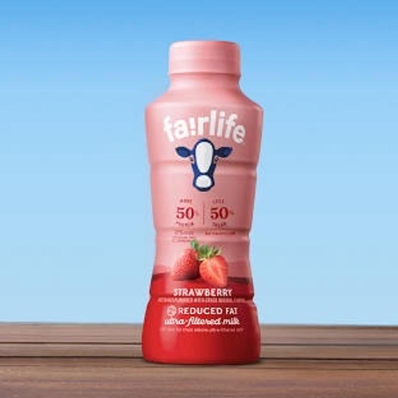 fairlife® Strawberry 2% Ultra-Filtered Milk 14oz | Lactose