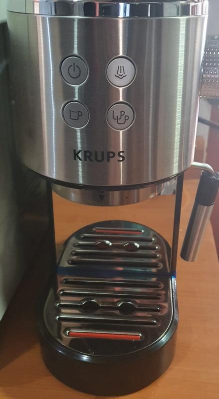 Cafetera espresso automática Krups Virtuoso acero inoxidable XP442C11 en