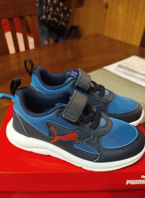 PUMA Runner Ac Zapatilla Urbana Niño Azul Puma